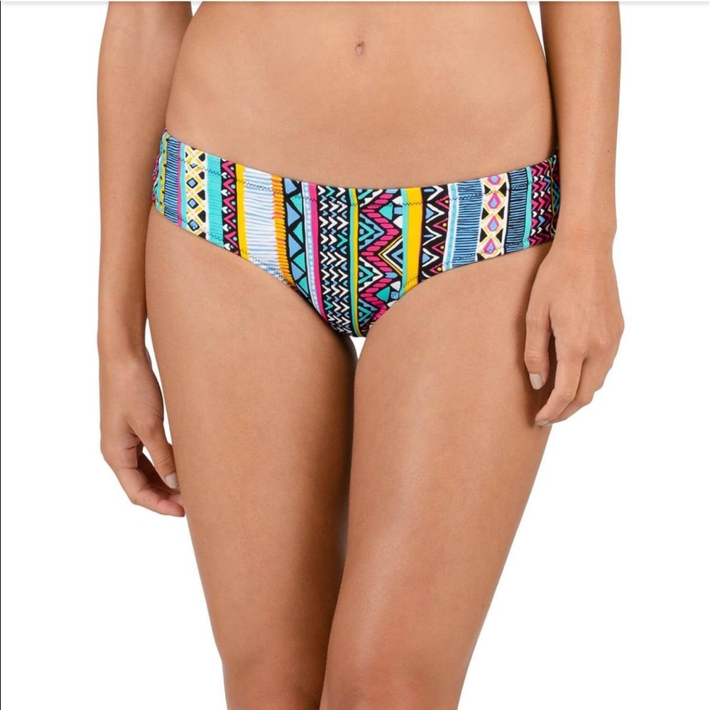 NWT Volcom Locals Cheeky Reversible Bikini Bottoms